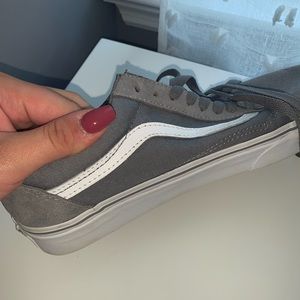 Grey Old Skool Vans